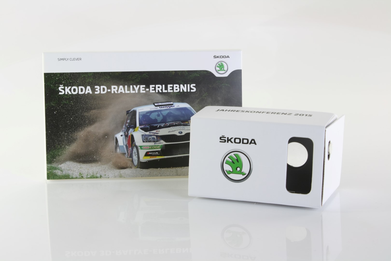 skoda VR google cardboard headsets 360° VR-Brille google Cardboard V2 von copacking